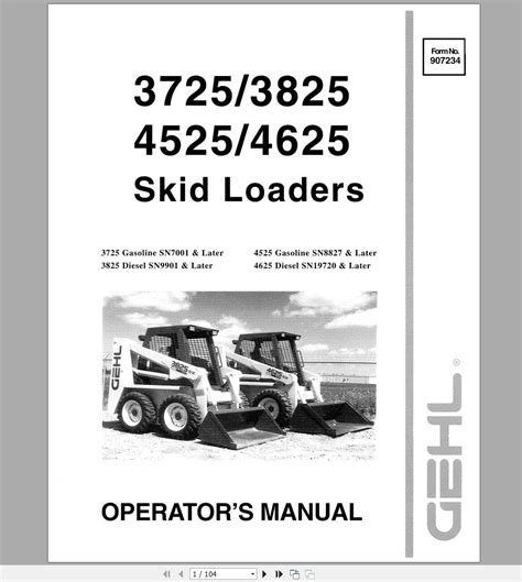 gehl skid steer owners manual|gehl skid steer troubleshooting.